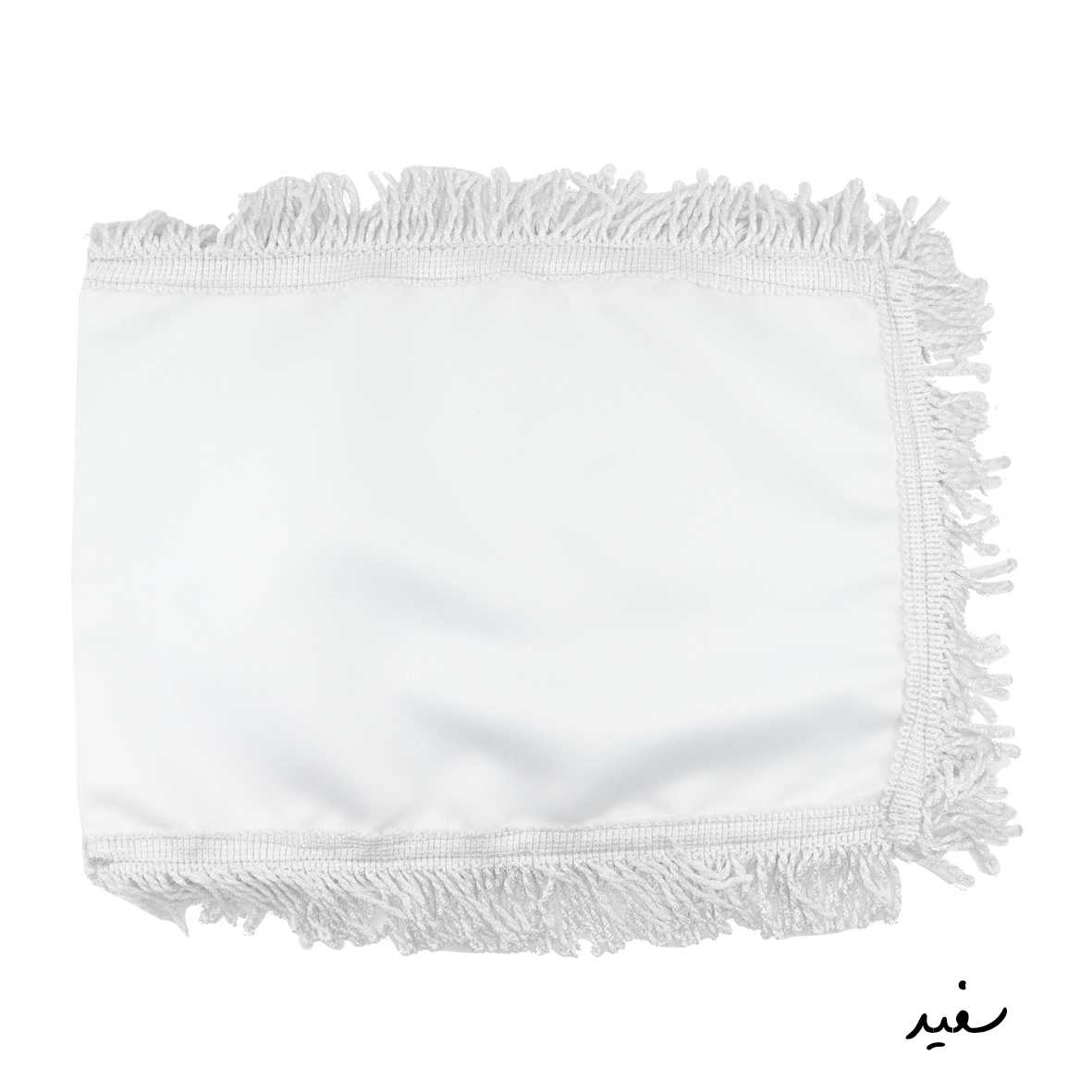 پرچم رومیزی ساتن ریشه رنگی سابلیمیشن همراه با پایه سنگی مدل ریشه تک