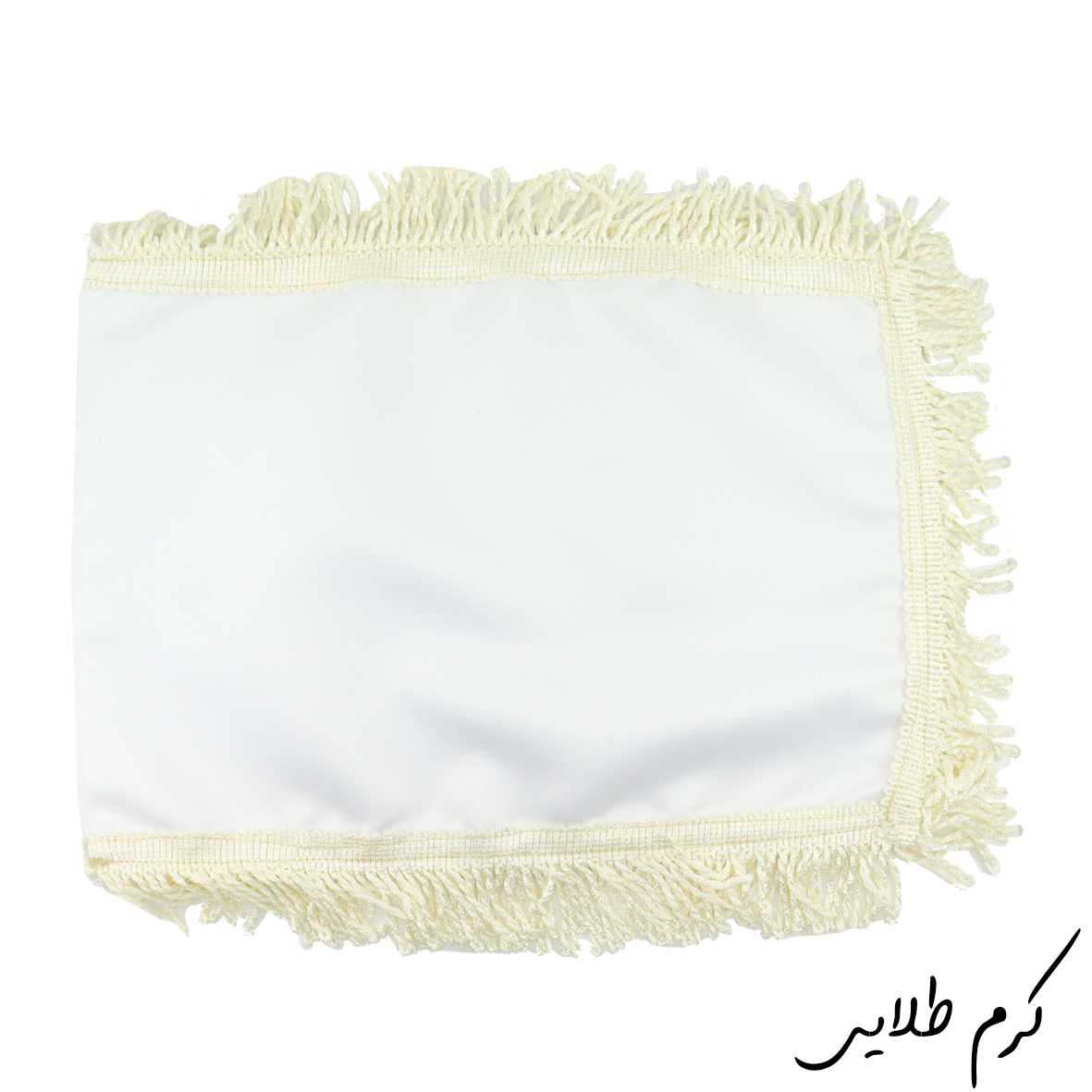 پرچم رومیزی ساتن ریشه رنگی سابلیمیشن همراه با پایه سنگی مدل ریشه تک
