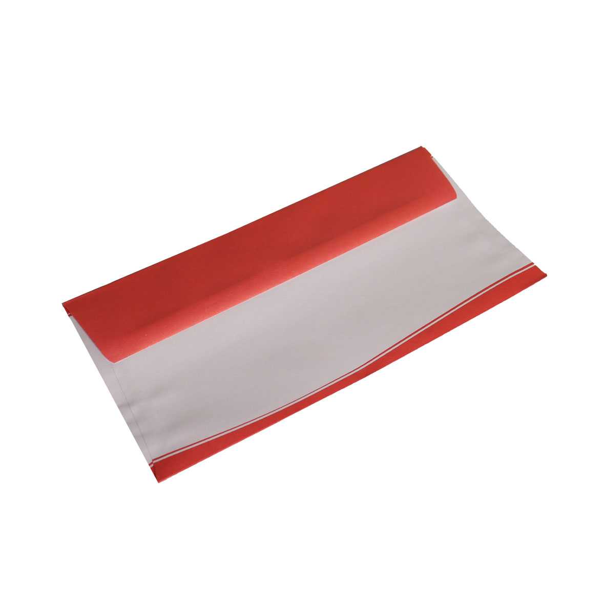 پاکت نامه رنگی لبه قرمز بسته 500 عددی