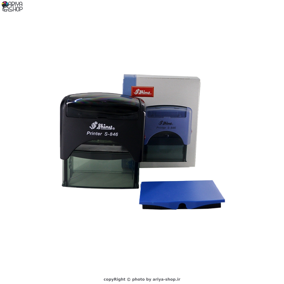 دسته مهر ژلاتینی شاینی مدل printer s-846