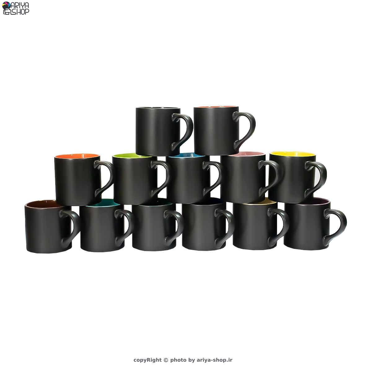 مینی ماگ حرارتی داخل رنگی مدل oz6